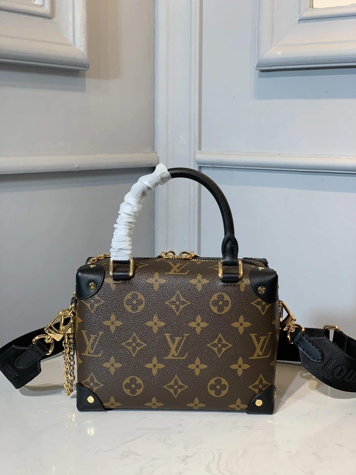 Louis Vuitton Petite Malle Souple Monogram Canvas Brown / LV - Image 6