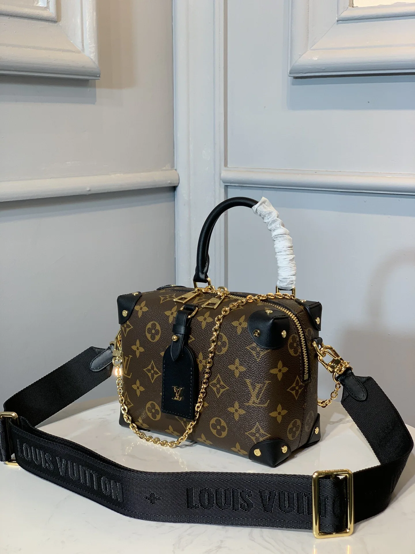 Louis Vuitton Petite Malle Souple Monogram Canvas Brown / LV - Image 4