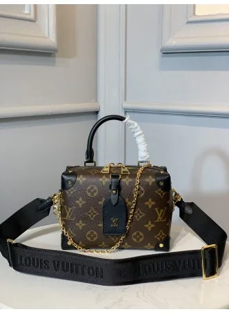 Louis Vuitton Petite Malle Souple Monogram Canvas Brown / LV - Image 3