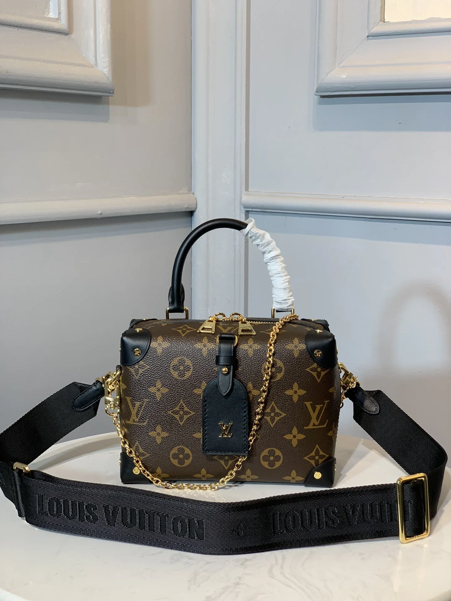 Alternative view of Louis Vuitton Petite Malle Souple Monogram Canvas Brown / LV
