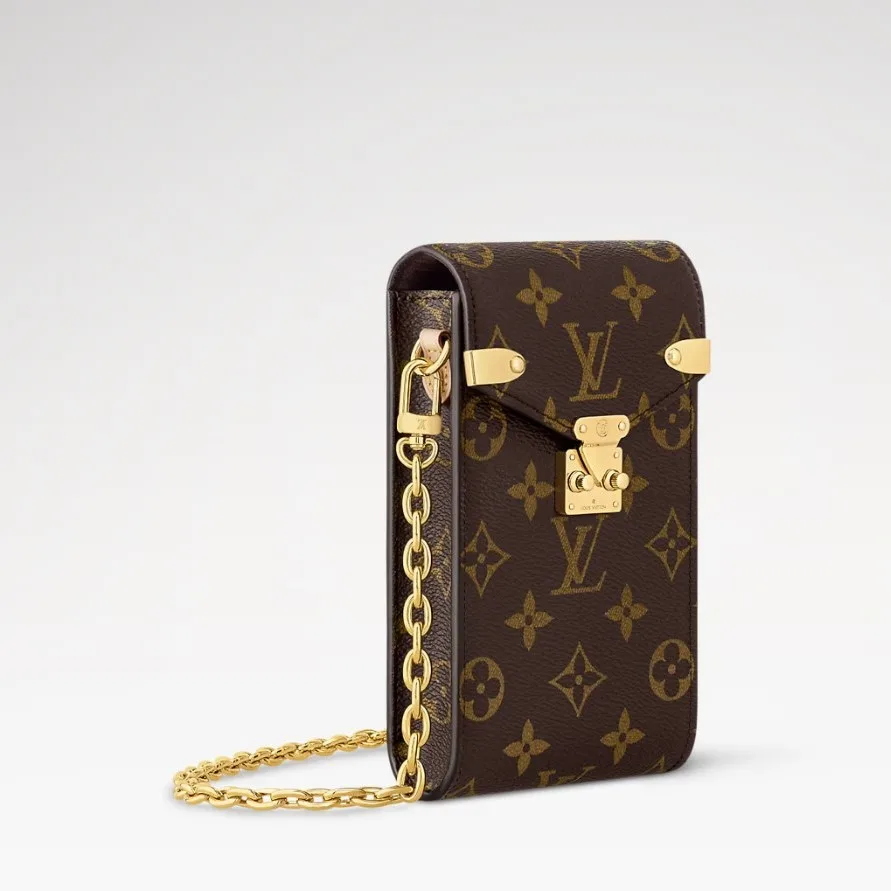 Louis Vuitton Phone Pouch Metis / Brown Monogram Gold Hardware - Image 4