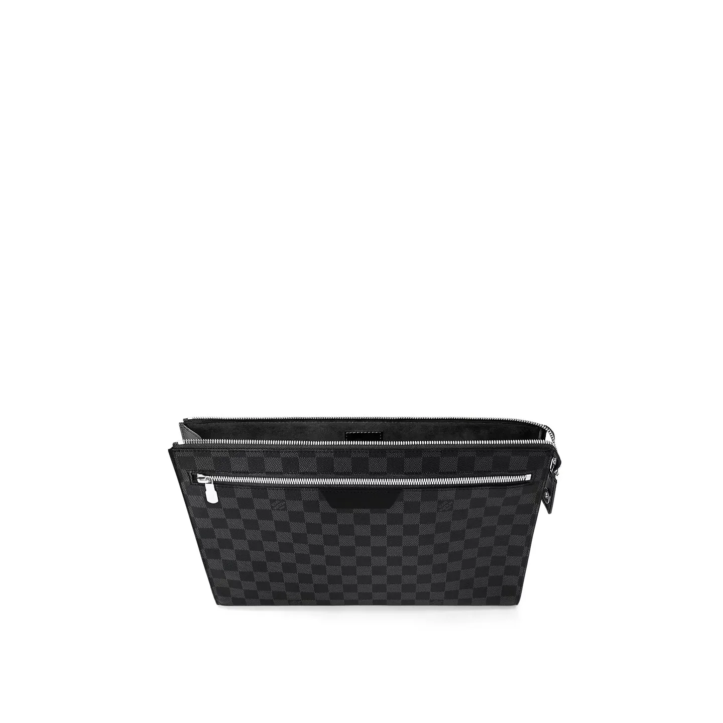 Louis Vuitton Pochette 24H Clutch & Pouch / Black Damier Graphite Canvas Palladium Hardware - Image 5