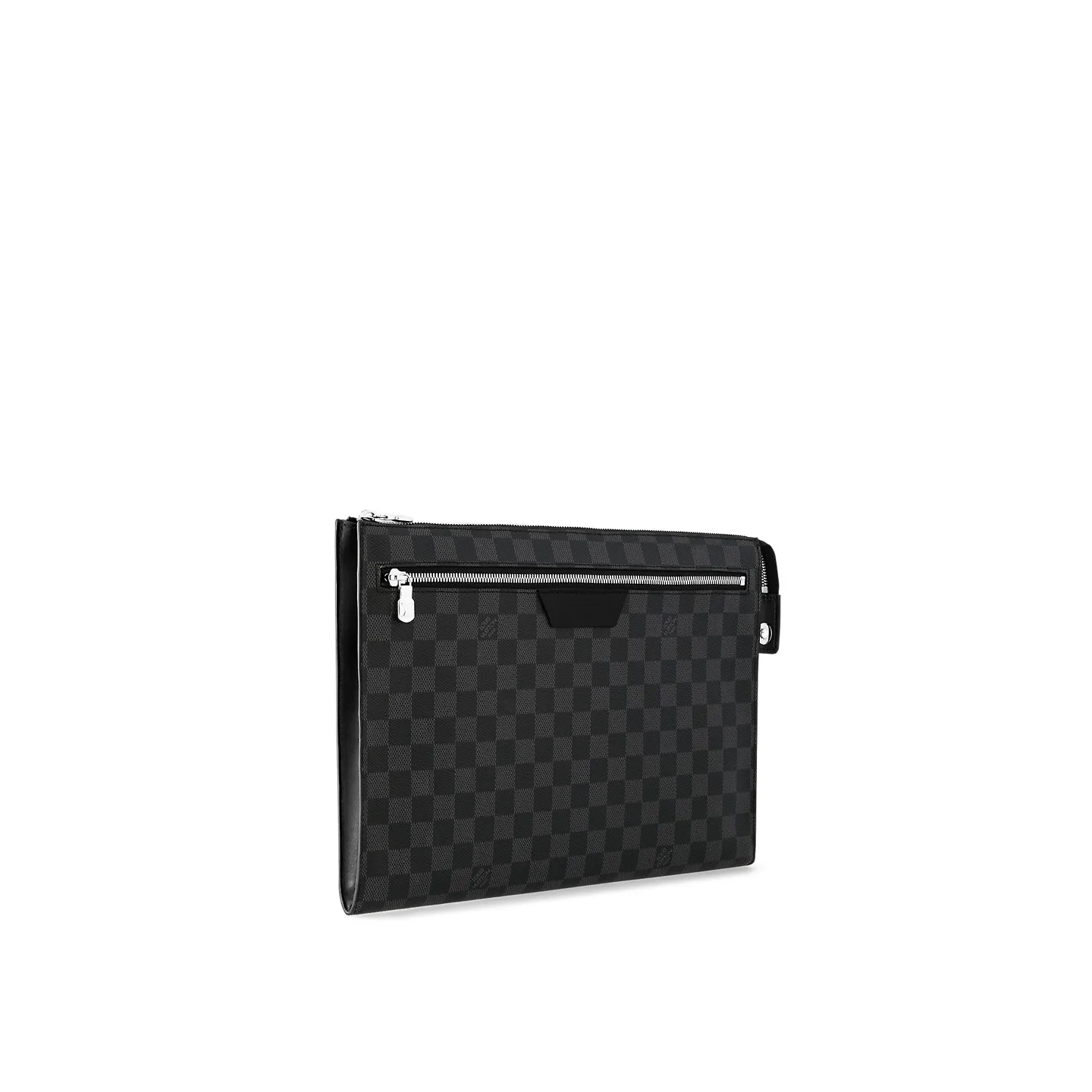 Louis Vuitton Pochette 24H Clutch & Pouch / Black Damier Graphite Canvas Palladium Hardware - Image 3