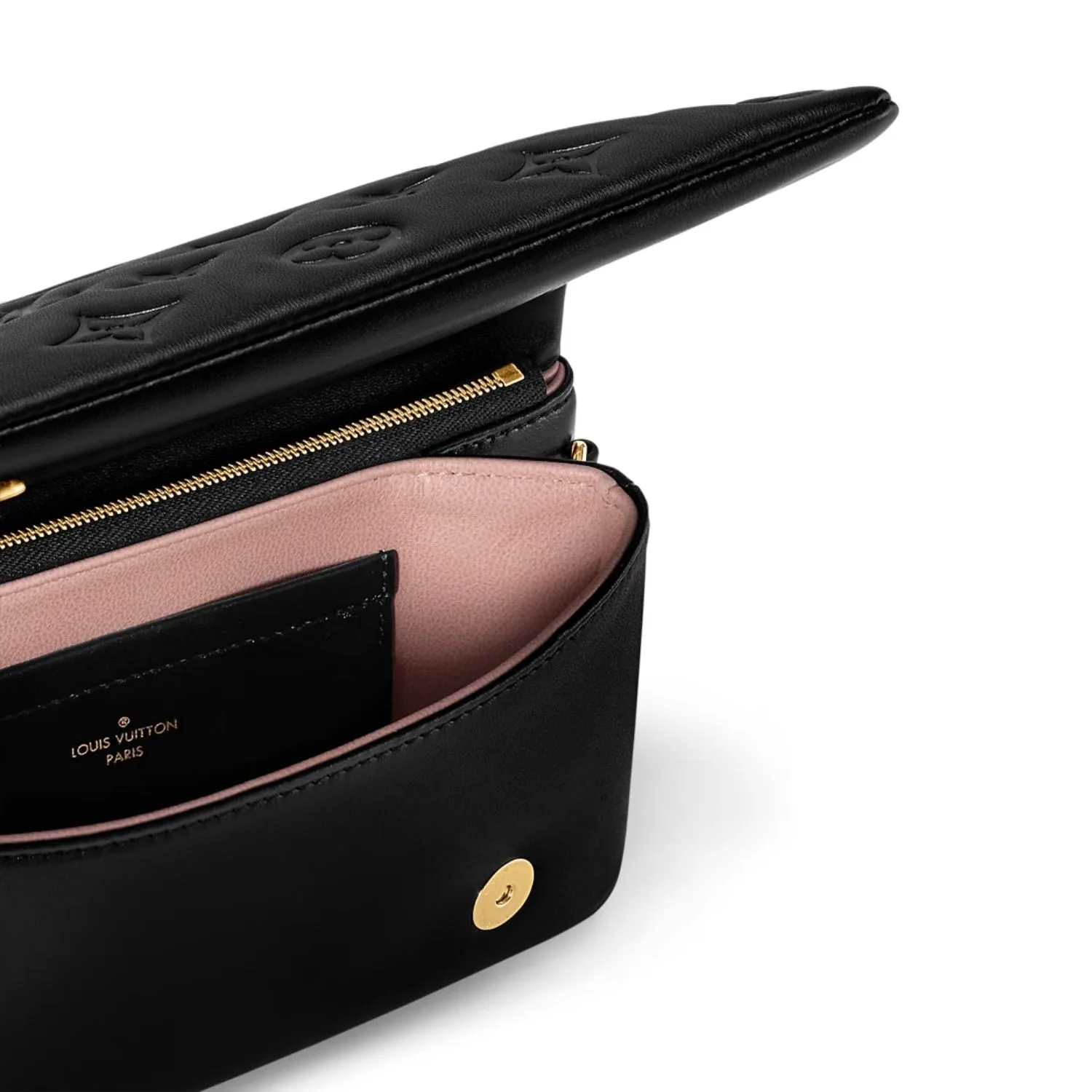 Louis Vuitton Pochette Coussin Shoulder Bag / Black Gold Hardware - Image 6