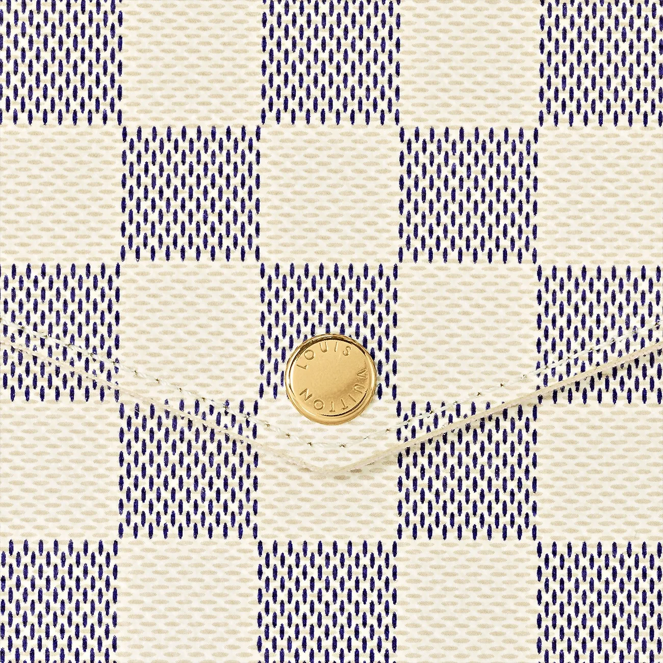 Louis Vuitton Pochette Felicie Shoulder Bag / Multicolor Damier Azur Canvas Gold Hardware - Image 6