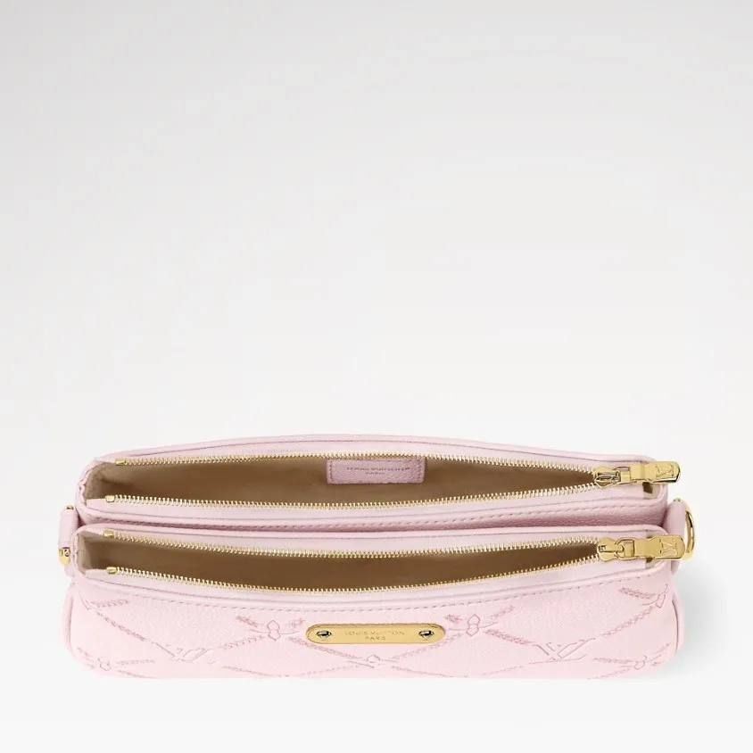 Louis Vuitton Pochette Liv Shoulder Bag / Light Bliss Couture Gold Hardware - Image 4