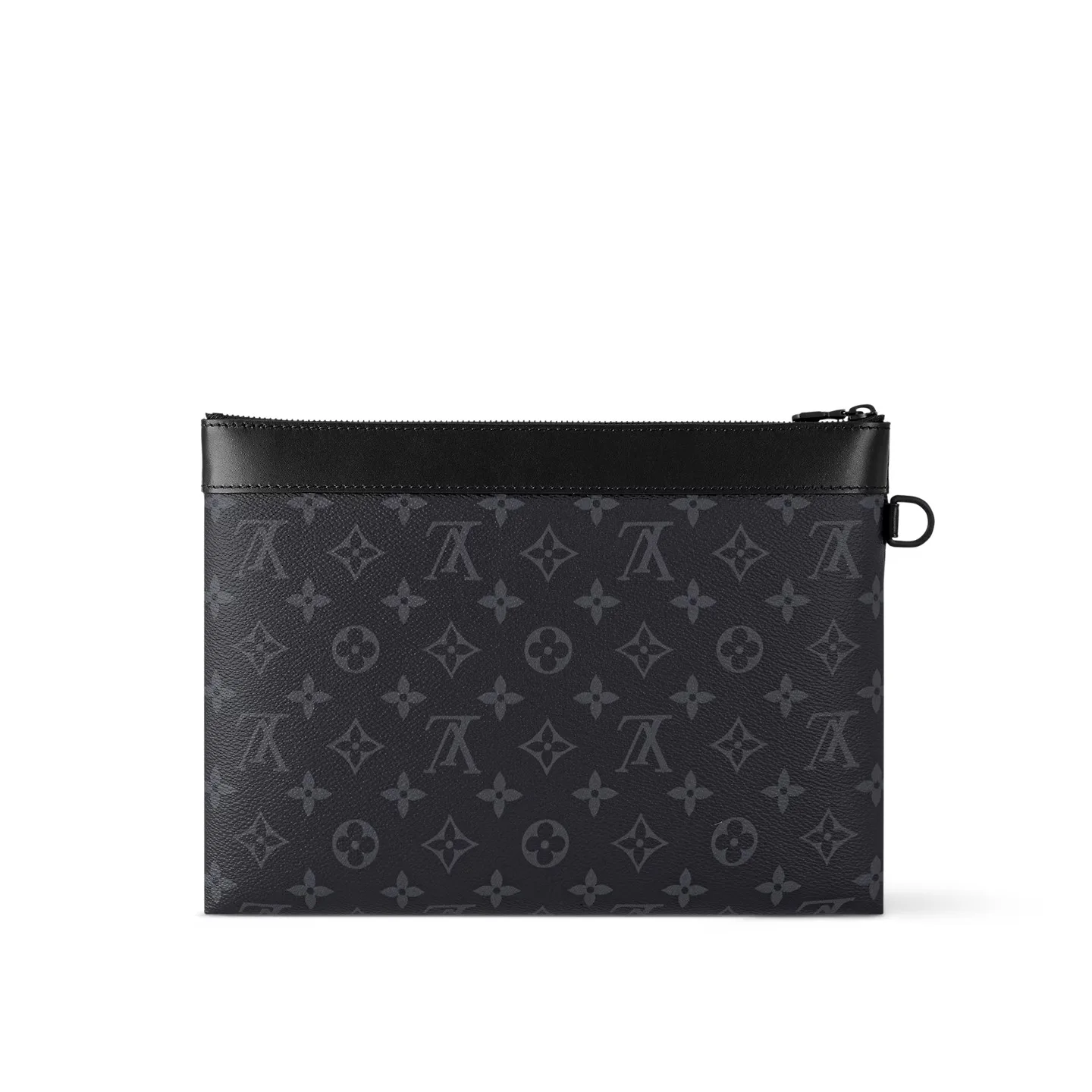 Louis Vuitton Pochette To Go Pouch / Black Monogram Eclipse Canvas Black Hardware - Image 5