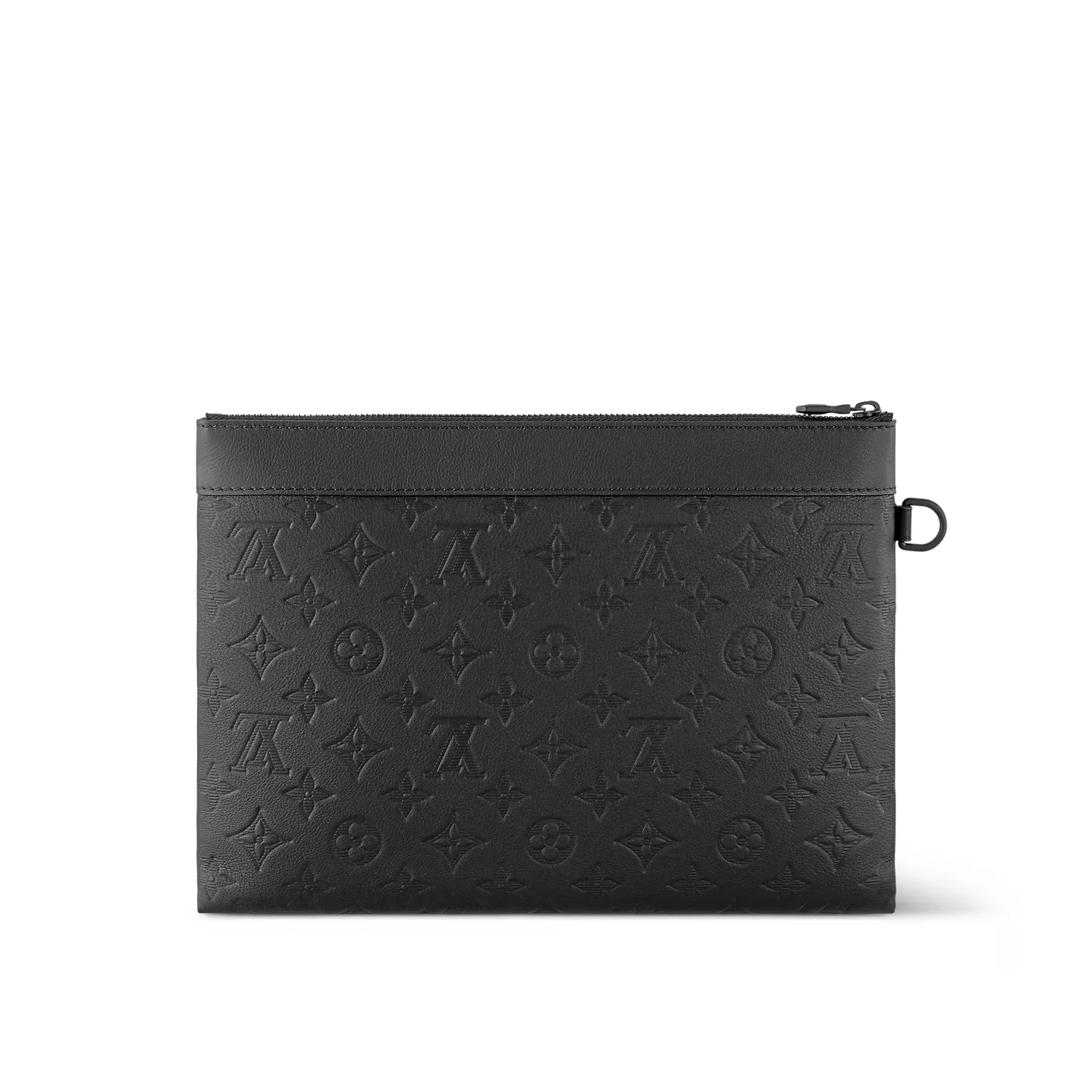 Louis Vuitton Pochette To Go Pouch / Black Monogram Shadow Canvas Black Hardware - Image 4