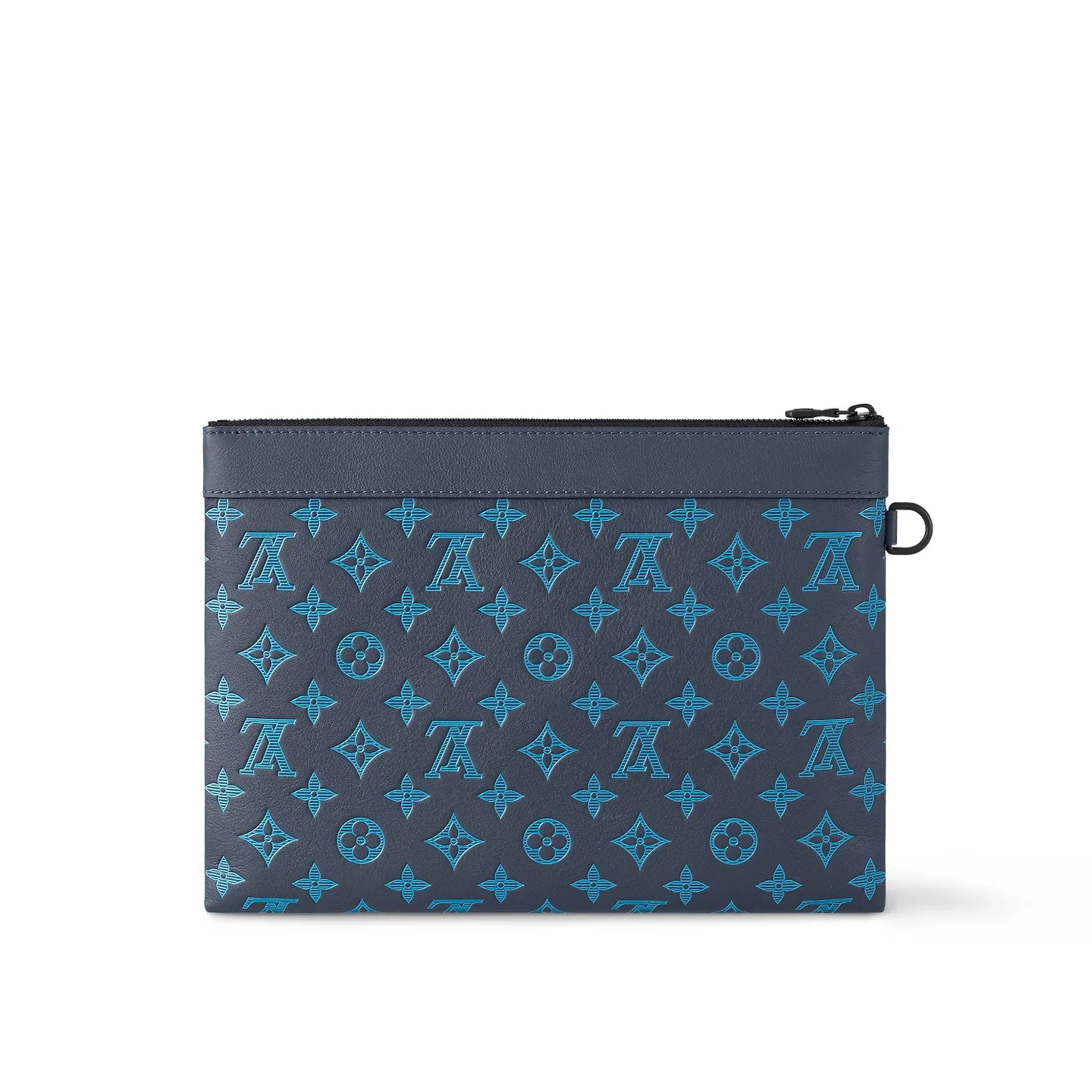 Louis Vuitton Pochette To Go Pouch / Navy River Blue Black Hardware - Image 4