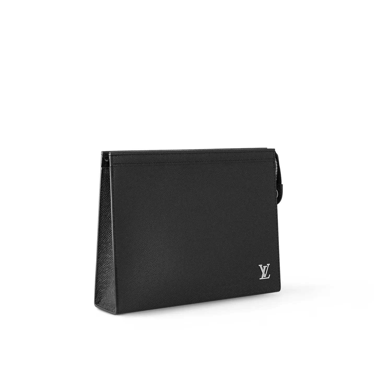 Louis Vuitton Pochette Voyage Pouch / Black Silver Hardware - Image 3