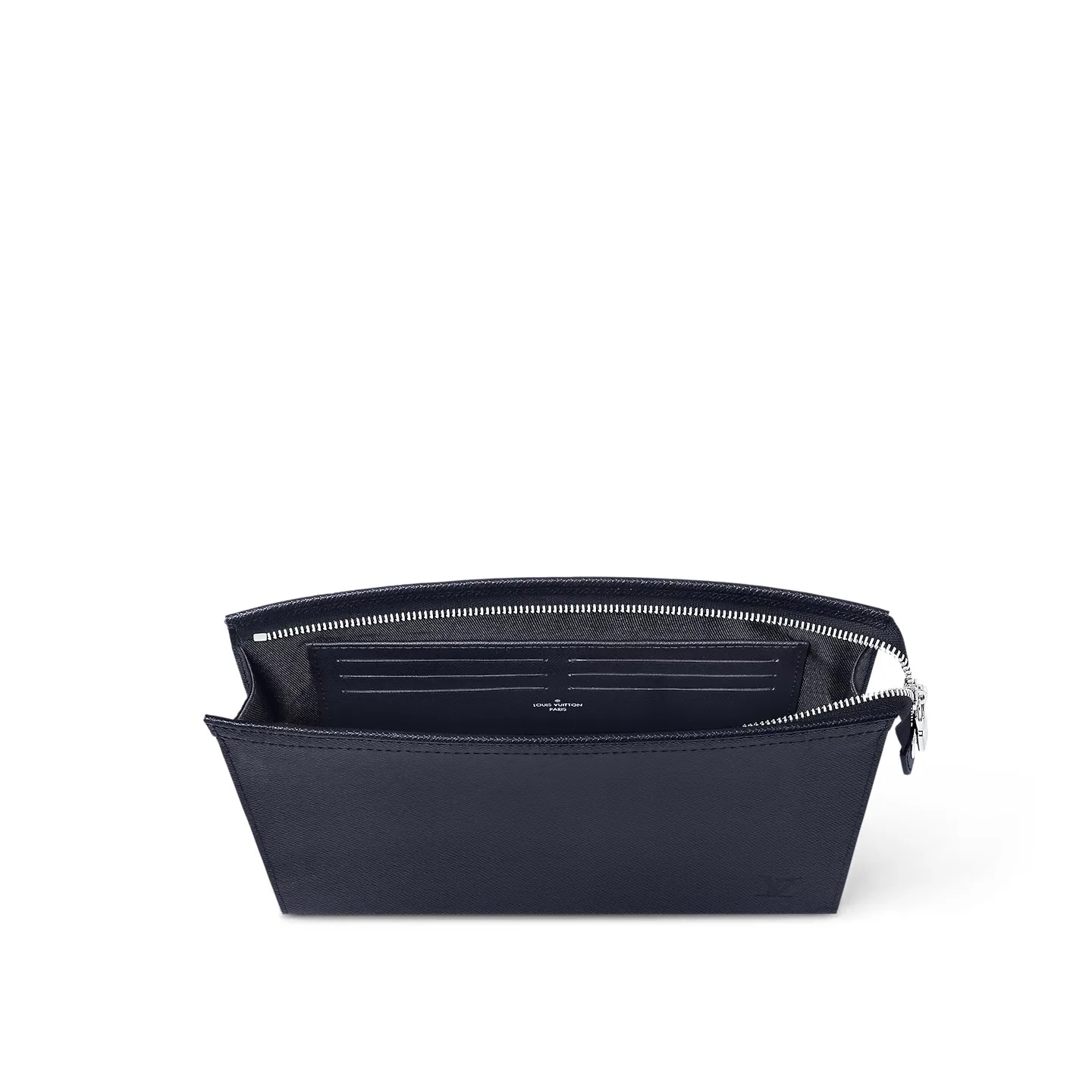Louis Vuitton Pochette Voyage MM Pouch / Midnight Blue Silver Hardware - Image 5