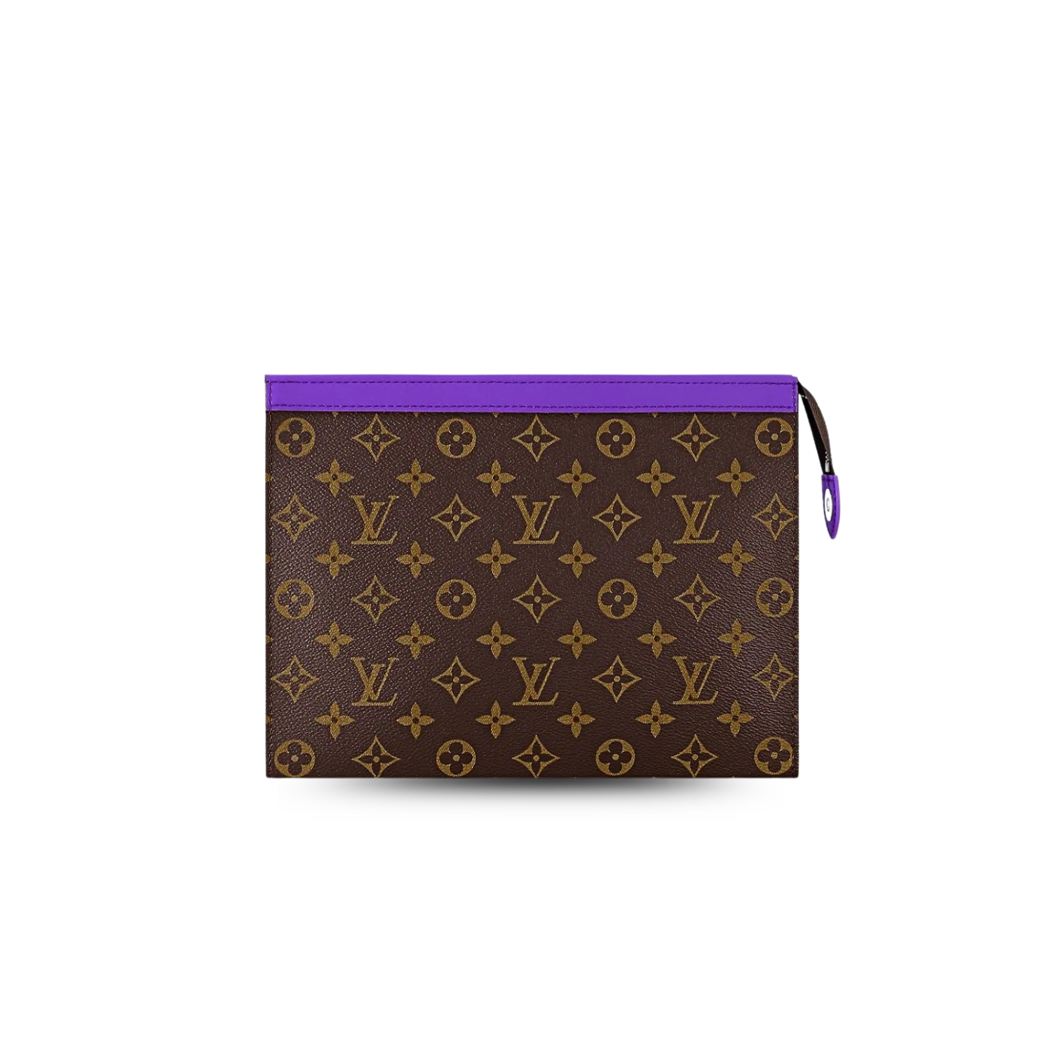 Louis Vuitton Pochette Voyage MM Pouch / Violet Silver Hardware