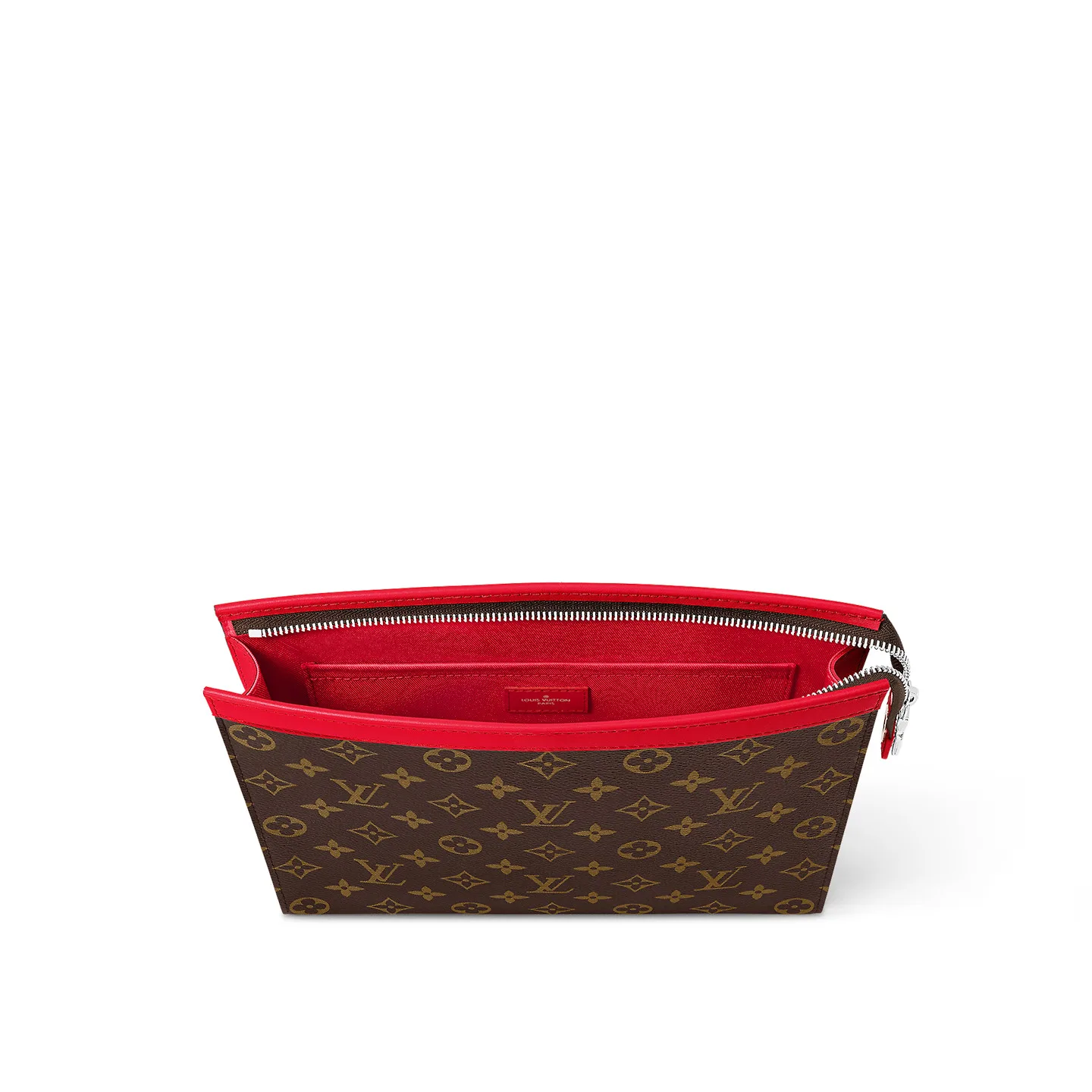 Louis Vuitton Pochette Voyage MM Pouch / Red Silver Hardware - Image 5