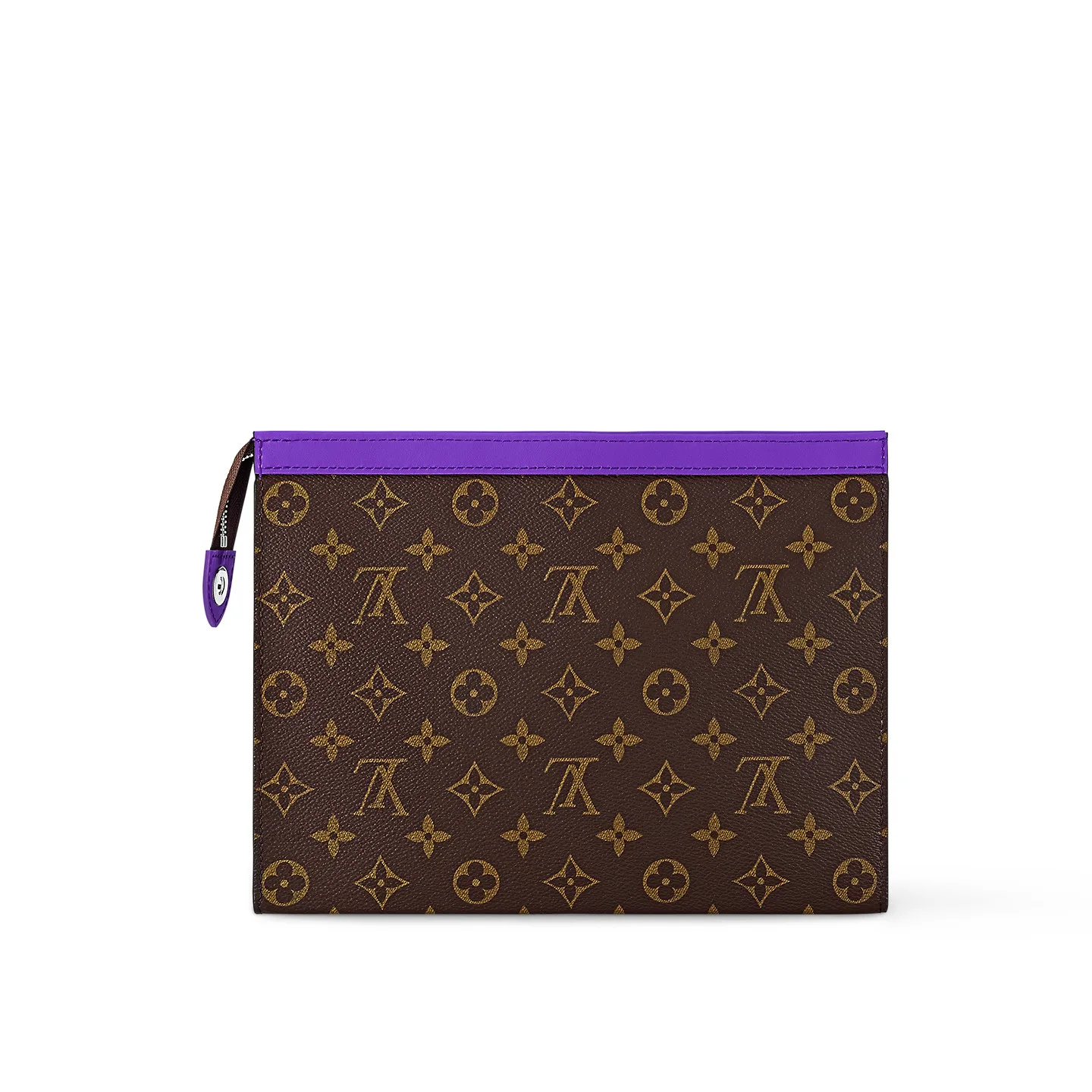 Louis Vuitton Pochette Voyage MM Pouch / Violet Silver Hardware - Image 4