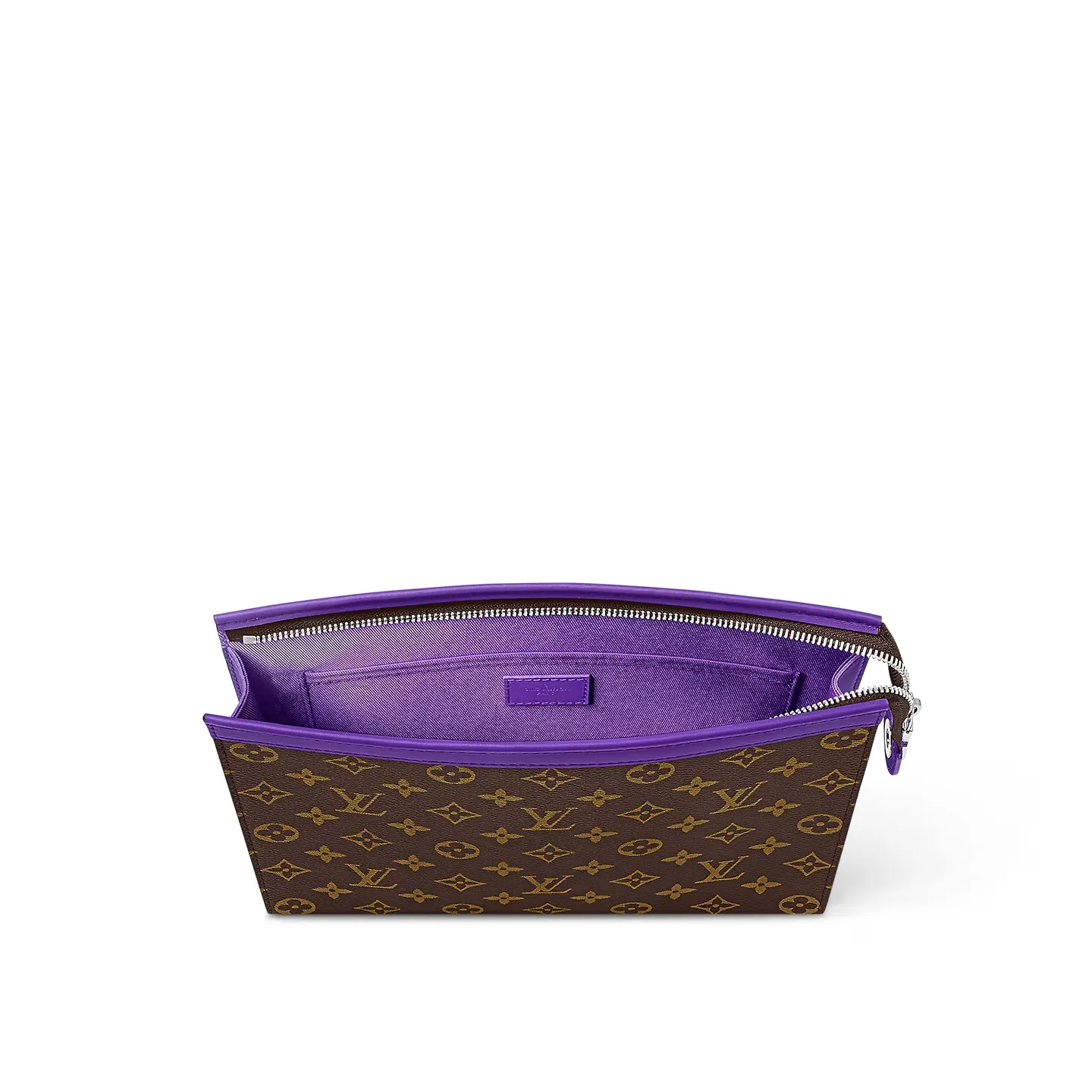 Louis Vuitton Pochette Voyage MM Pouch / Violet Silver Hardware - Image 5