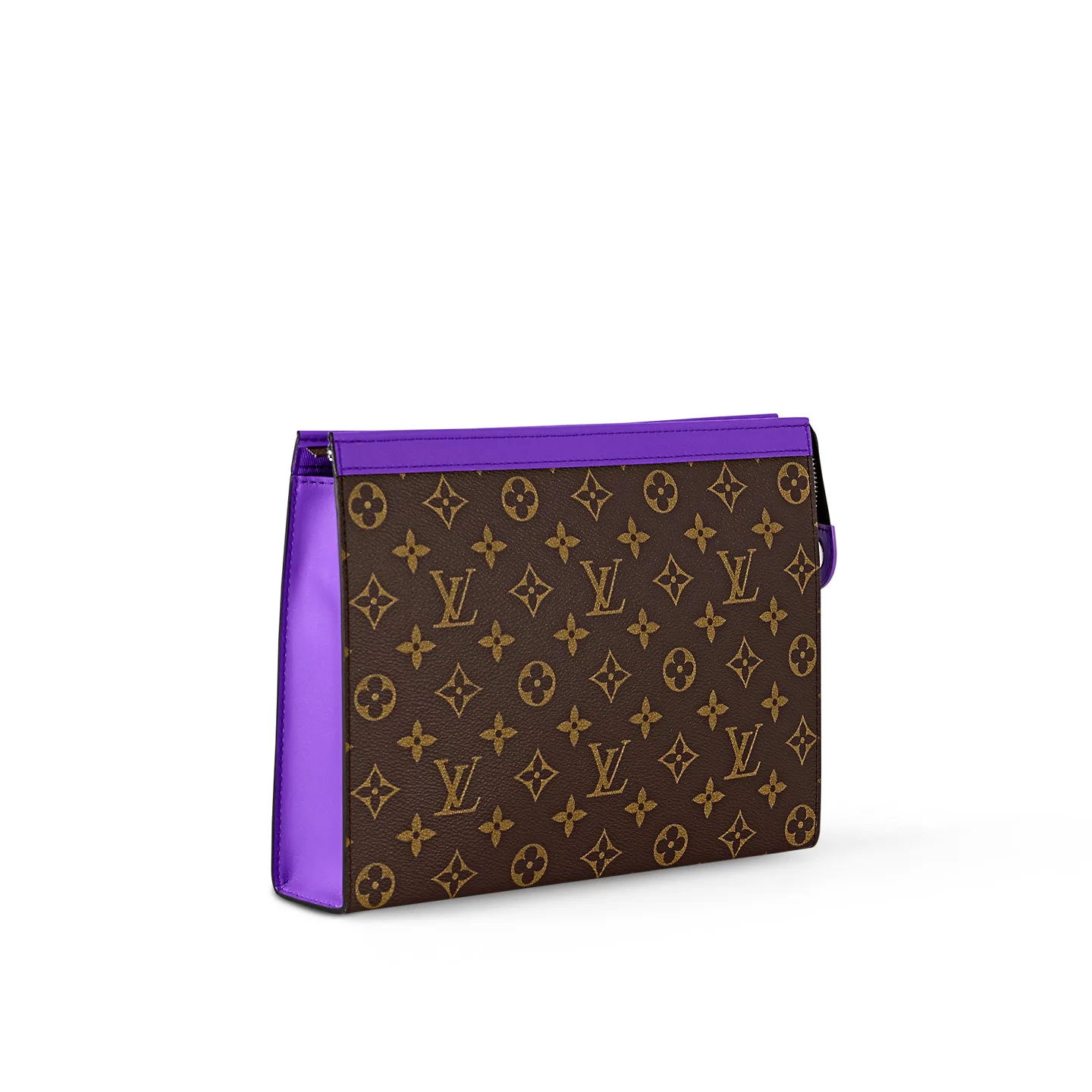 Louis Vuitton Pochette Voyage MM Pouch / Violet Silver Hardware - Image 3