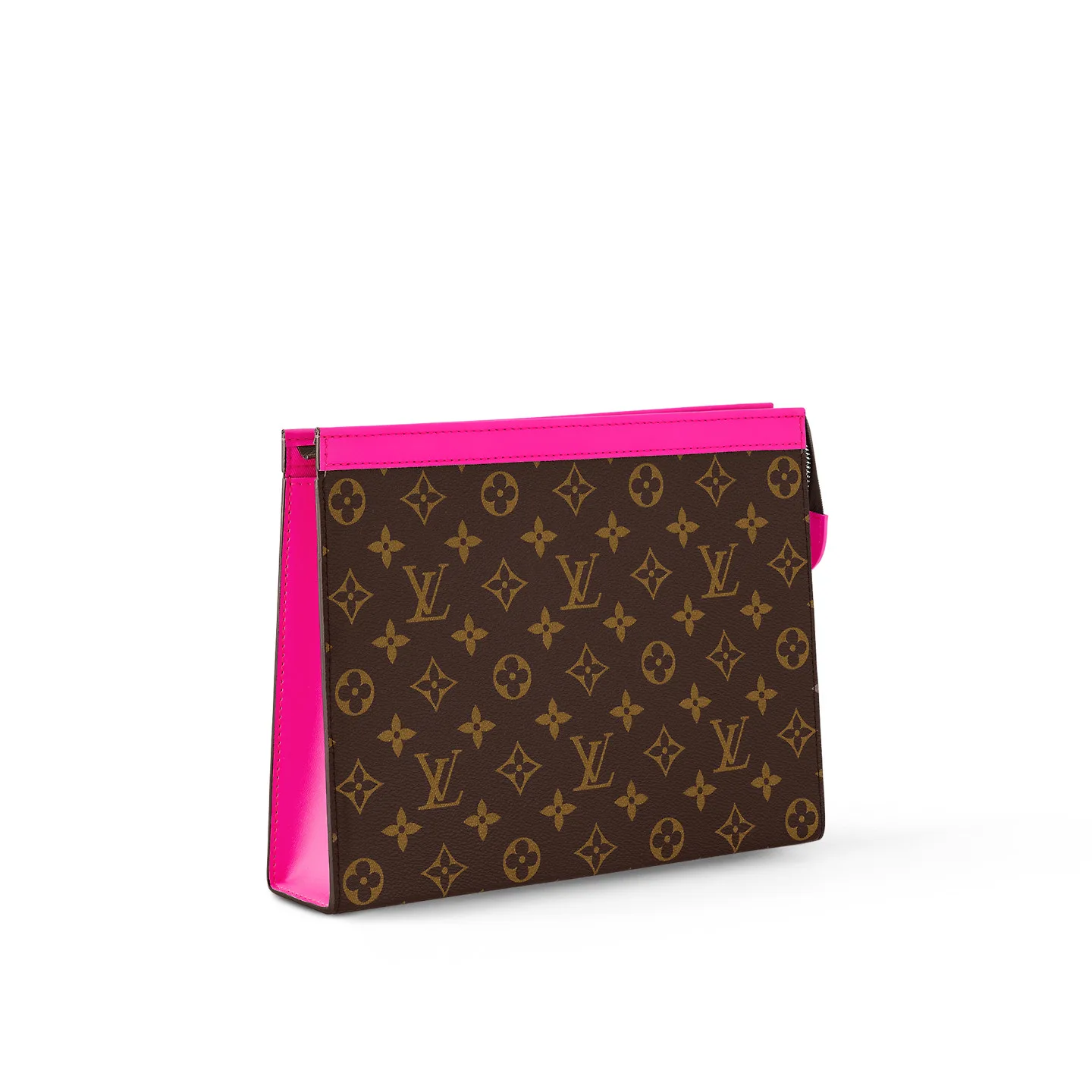 Louis Vuitton Pochette Voyage MM Pouch / Pink Silver Hardware - Image 3
