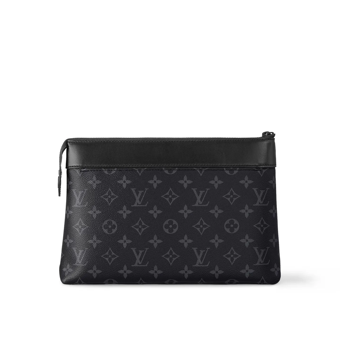 Louis Vuitton Pochette Voyage Souple Pouch / Black Monogram Eclipse Balck Hardware - Image 5