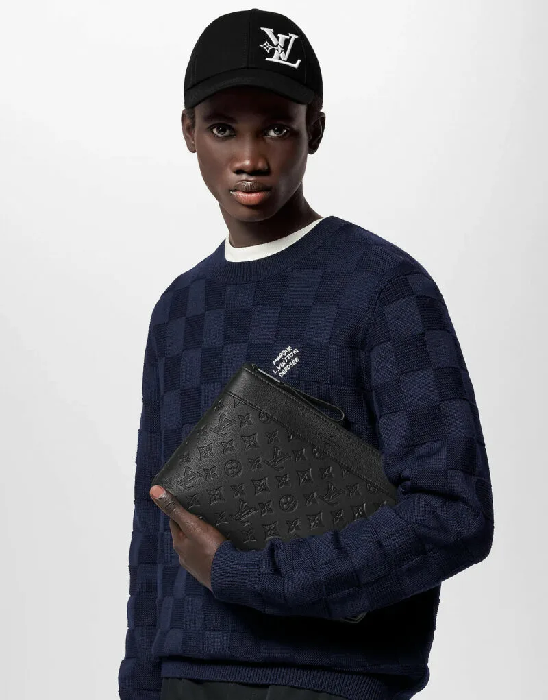Alternative view of Louis Vuitton Pochette Voyage Souple Black Bag /