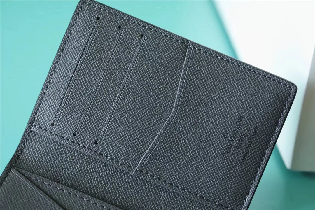 Louis Vuitton Pocket Organizer Monogram Flowers Gray / - Image 5