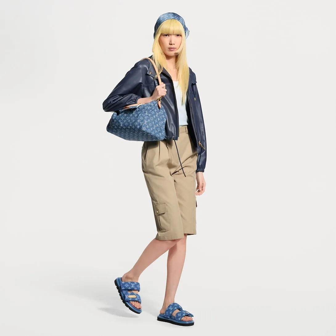 Louis Vuitton Pool Pillow Comfort Mules Blue Denim 1AJN80 - Image 2