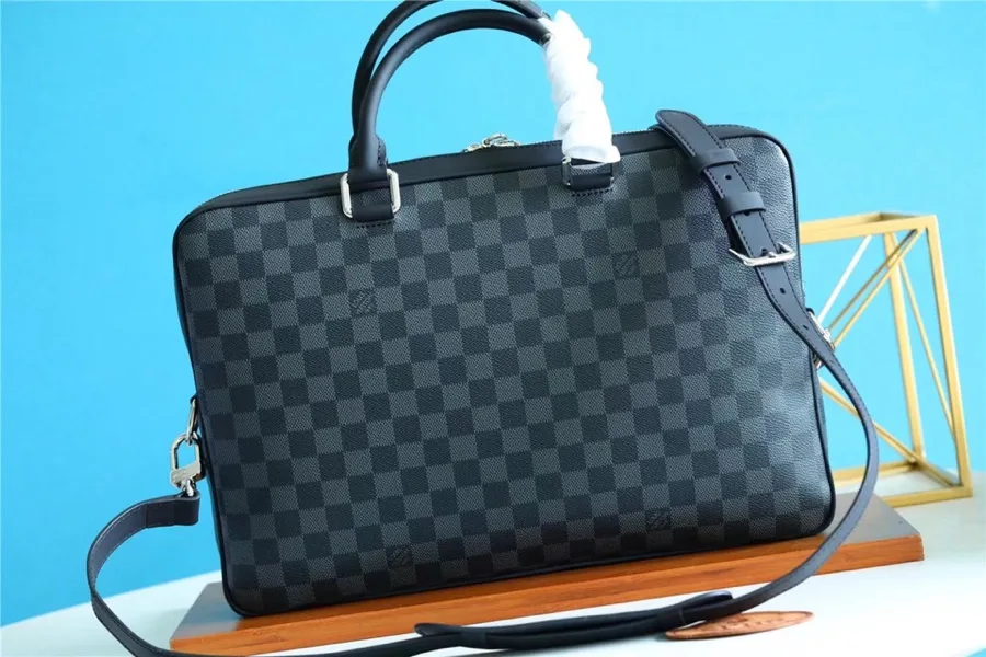 Porte Documents Jour Damier Gray / - Image 2