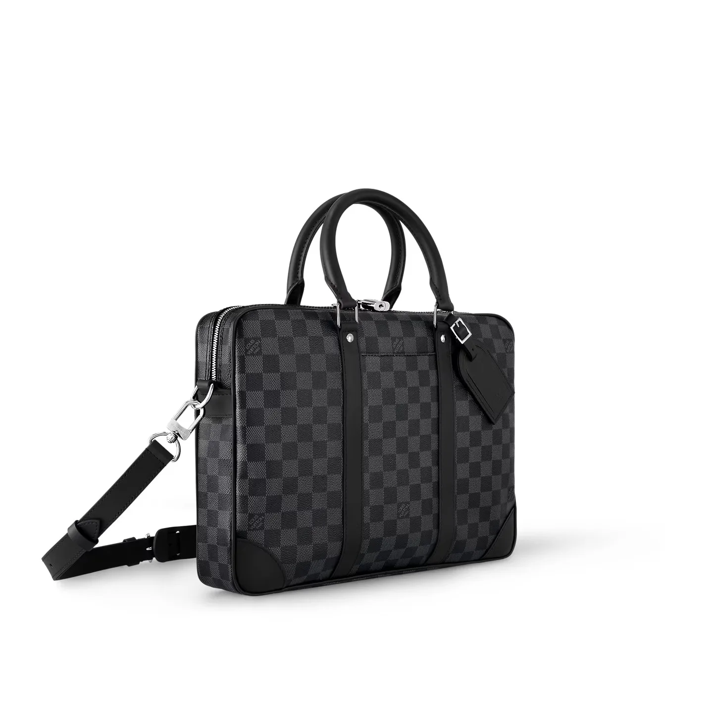 Louis Vuitton Porte-Documents Voyage PM Bag Black / - Image 3