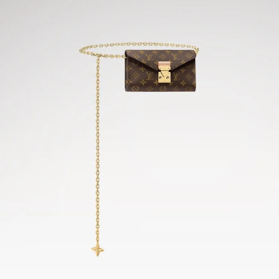 Louis Vuitton Pouch Metis Belt / Brown Monogram Gold Hardware - Image 4