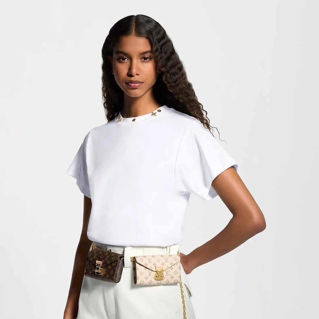 Louis Vuitton Pouch Metis Belt / Cream Monogram Dune Gold Hardware - Image 3
