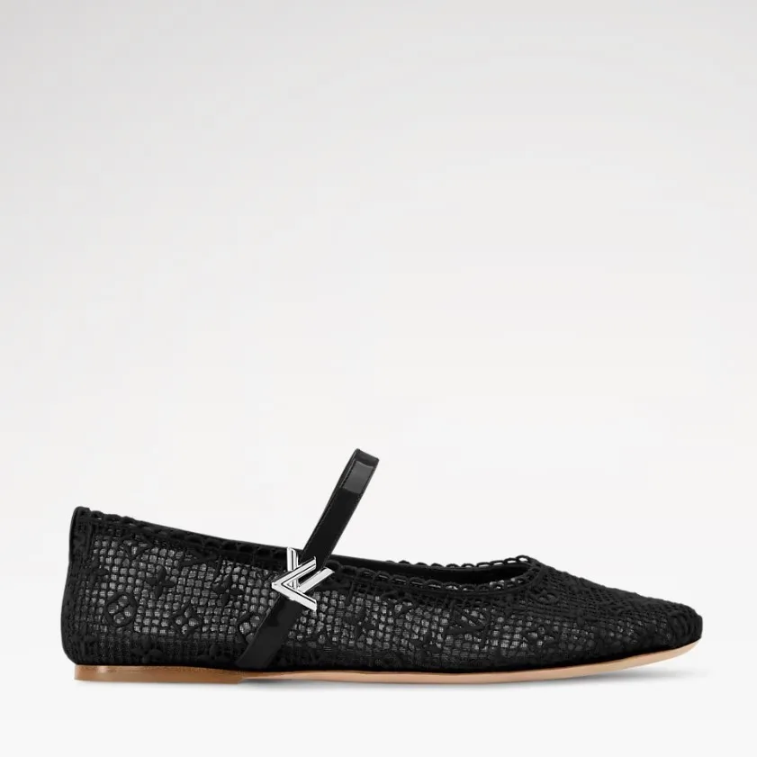 Louis Vuitton Romy Flat Ballerinas Noir 1AK24P - Image 3