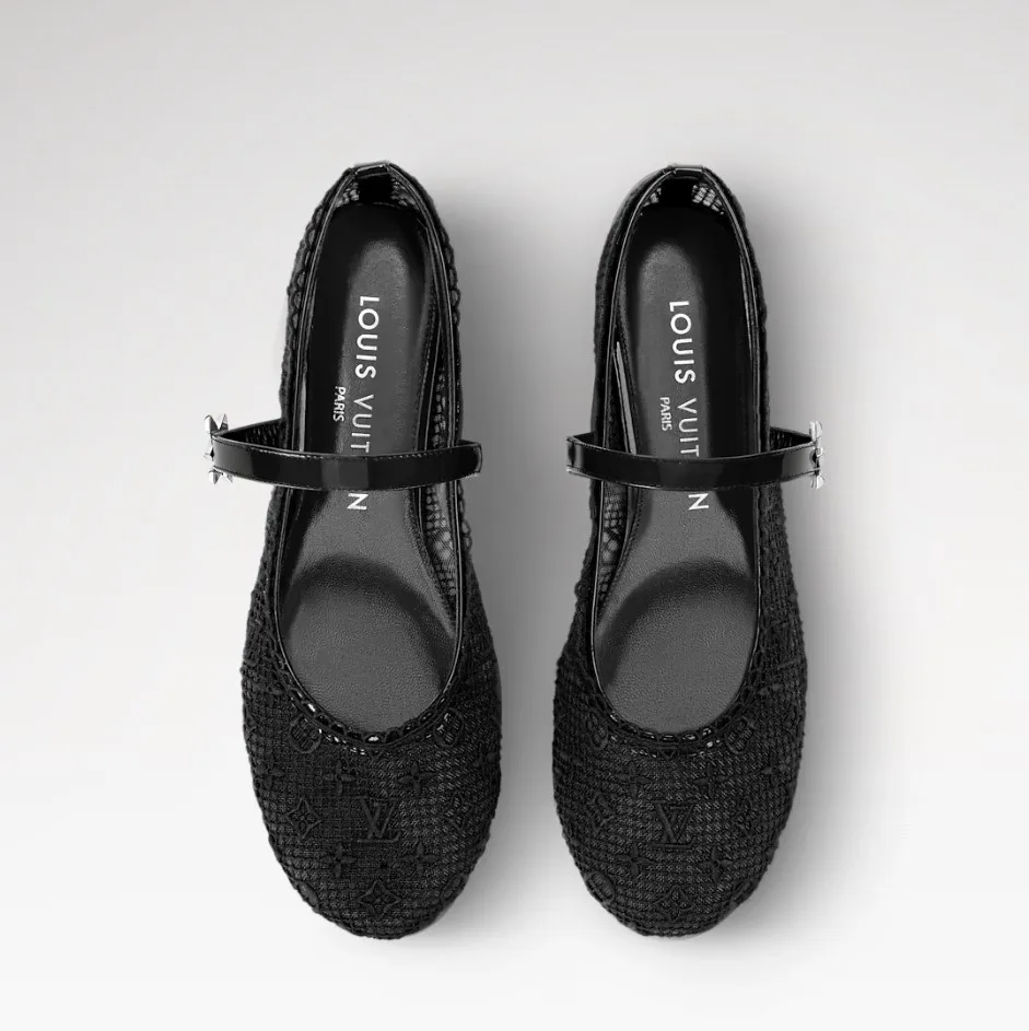 Louis Vuitton Romy Flat Ballerinas Noir 1AK24P - Image 4