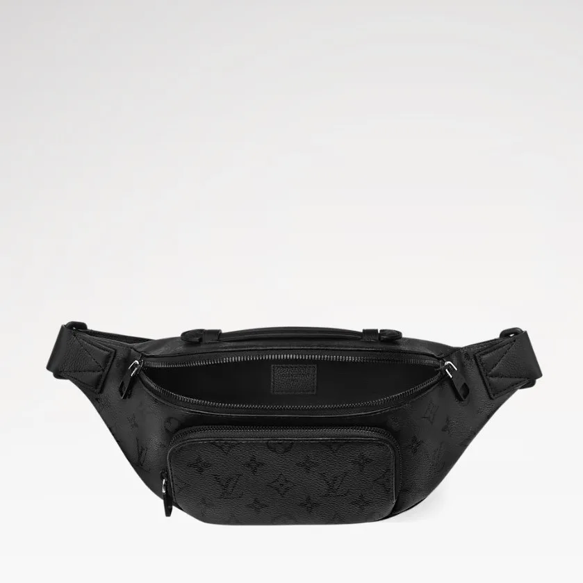 Louis Vuitton Rush Bumbag / Black Monogram Midnight Black Hardware - Image 4