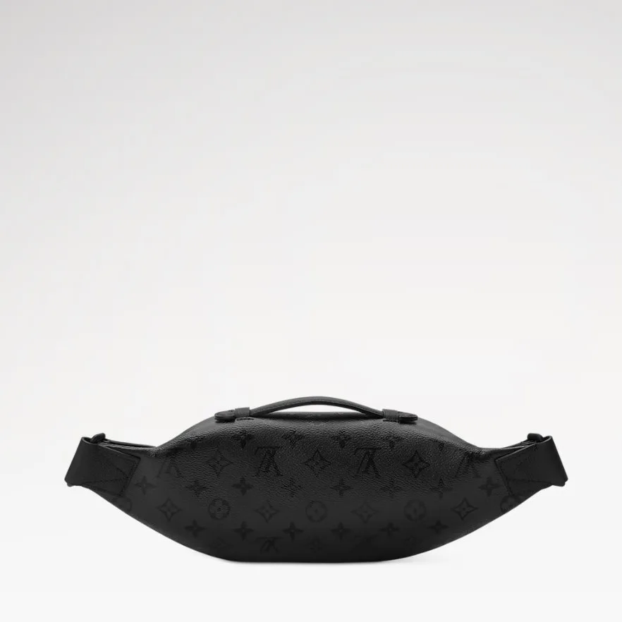 Louis Vuitton Rush Bumbag / Black Monogram Midnight Black Hardware - Image 5