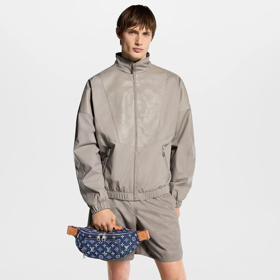 Alternative view of Louis Vuitton Rush Bumbag / Blue Monogram Flowers Denim Silver Hardware