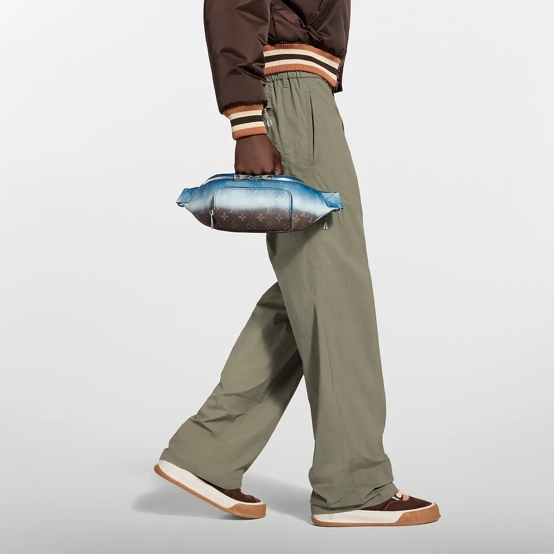 Alternative view of Louis Vuitton Rush Bumbag / Blue Silver Hardware