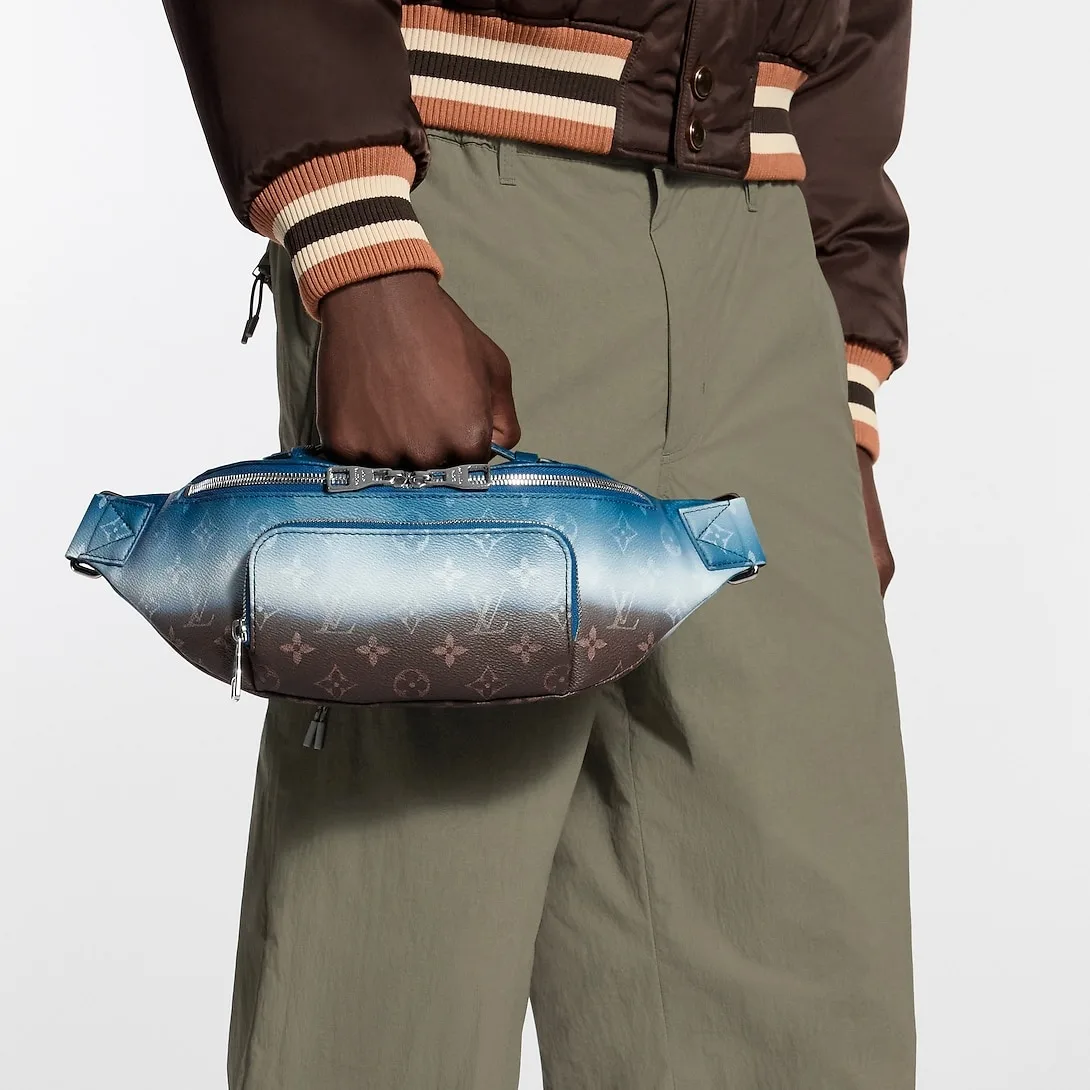 Louis Vuitton Rush Bumbag / Blue Silver Hardware - Image 3