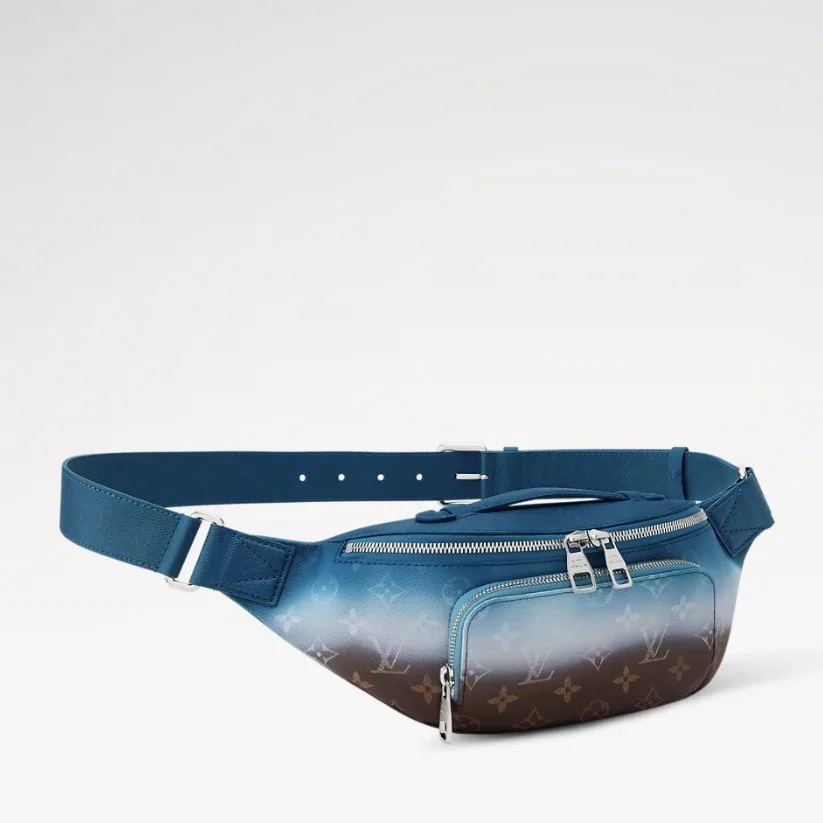 Louis Vuitton Rush Bumbag / Blue Silver Hardware - Image 4