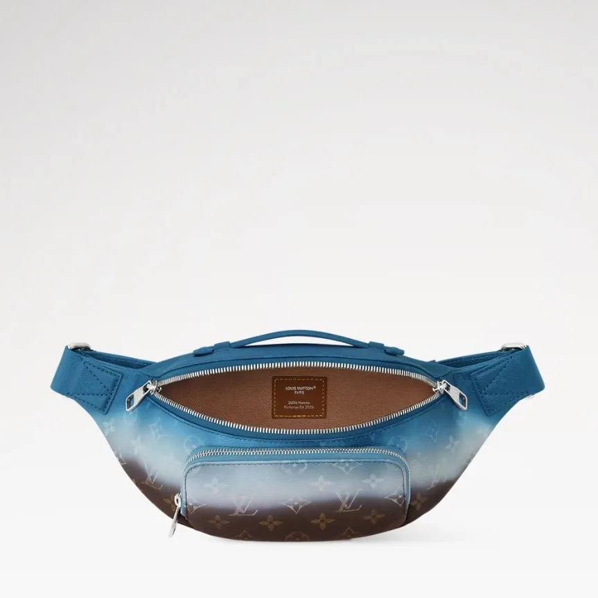 Louis Vuitton Rush Bumbag / Blue Silver Hardware - Image 5
