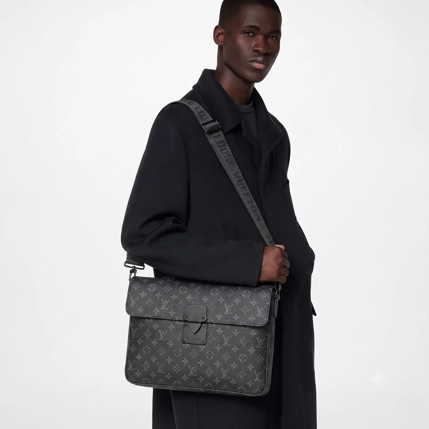 Louis Vuitton S-Lock Briefcase Monogram Eclipse Black - Image 5