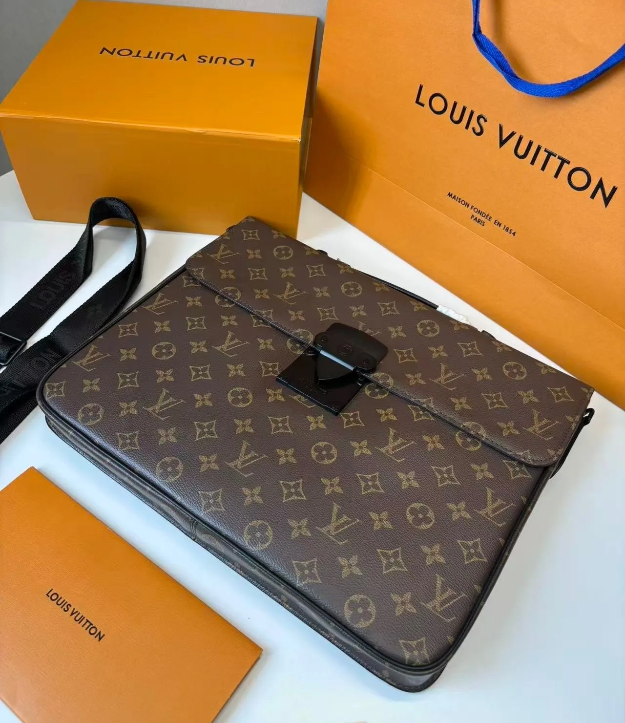 Louis Vuitton S-Lock Briefcase Monogram Canvas - Image 3