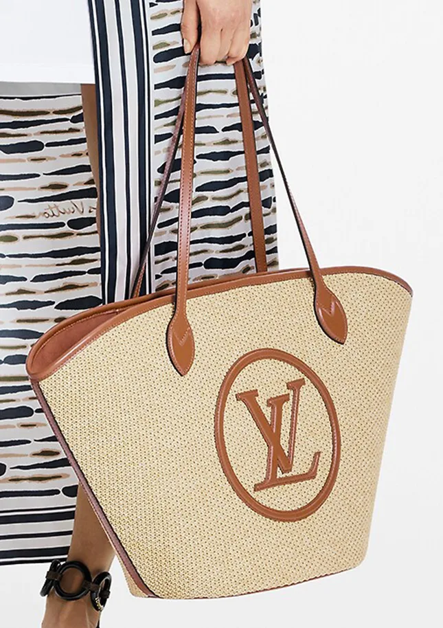 Louis Vuitton Saint Jacques Raffia Brown / LV - Image 4