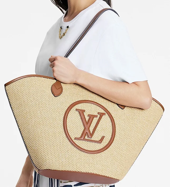 Alternative view of Louis Vuitton Saint Jacques Raffia Brown / LV