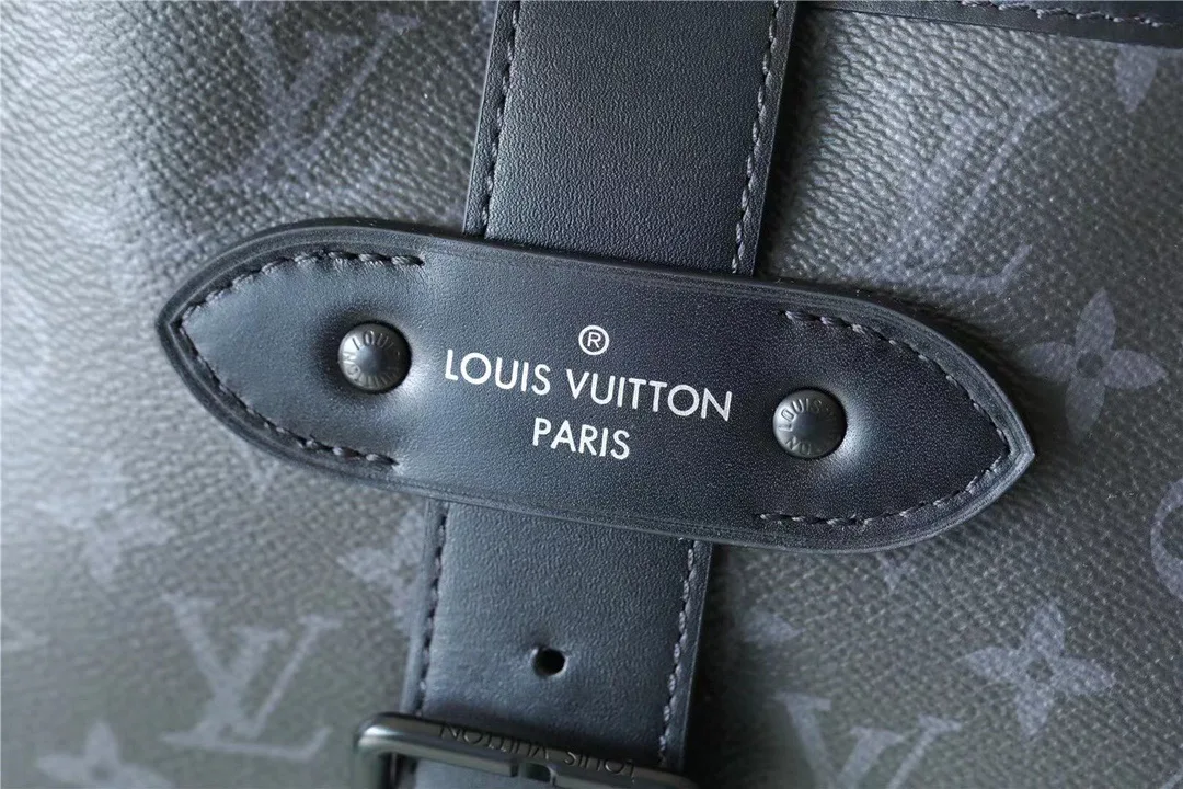 Saumur Tote Monogram Eclipse Black / - Image 7