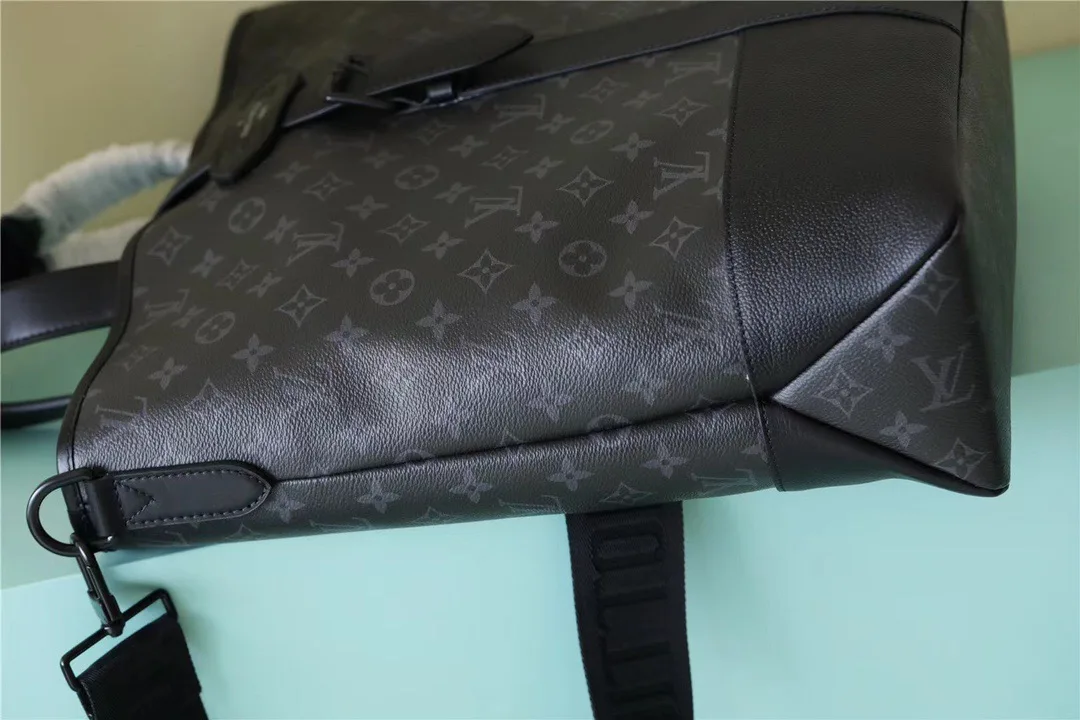 Saumur Tote Monogram Eclipse Black / - Image 3