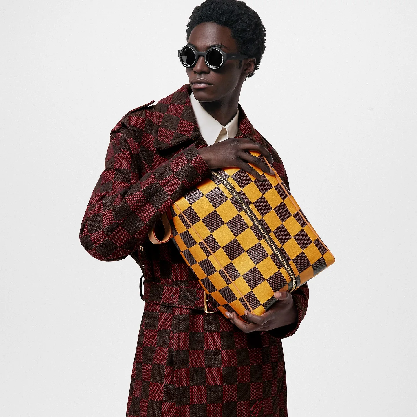 Louis Vuitton Shoes Bag Yellow 10Inches/ - Image 7