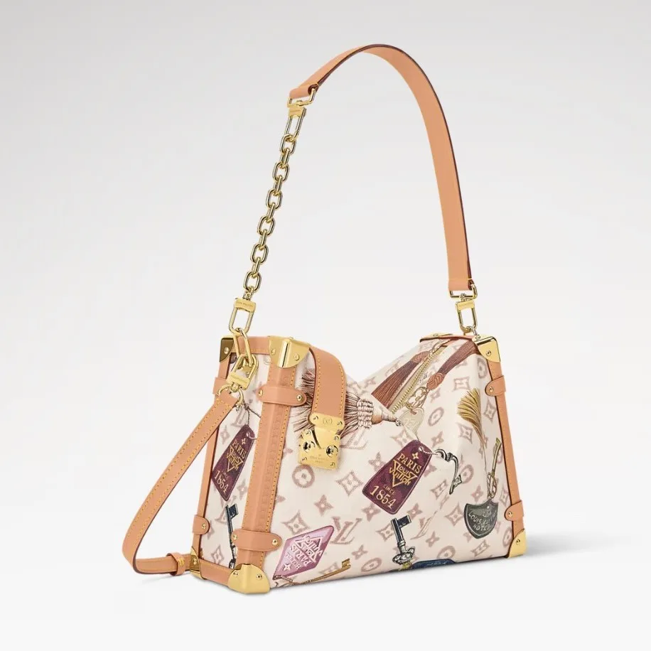 Louis Vuitton Side Trunk GM Shoulder Bag / Getaway Gold Hardware - Image 3