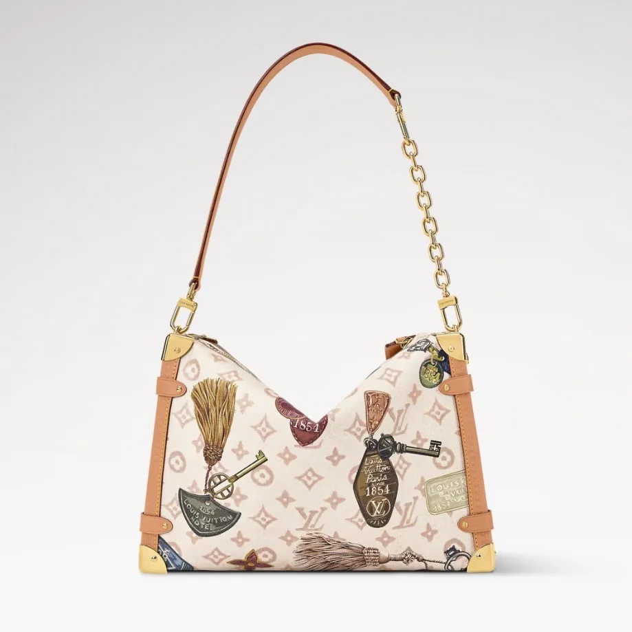 Louis Vuitton Side Trunk GM Shoulder Bag / Getaway Gold Hardware - Image 4