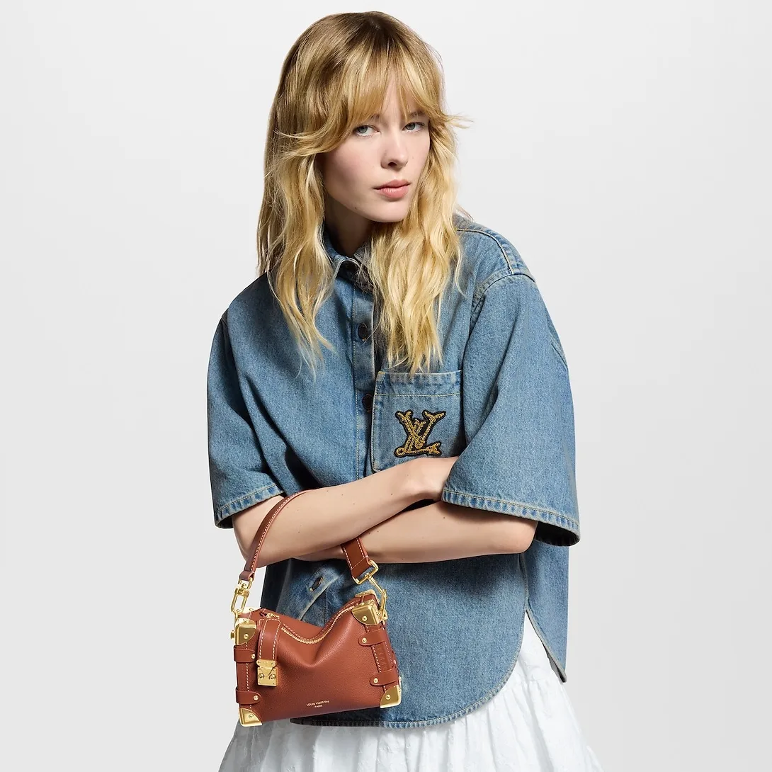 Louis Vuitton Side Trunk PM Shoulder Bag / Cognac Gold Hardware - Image 3