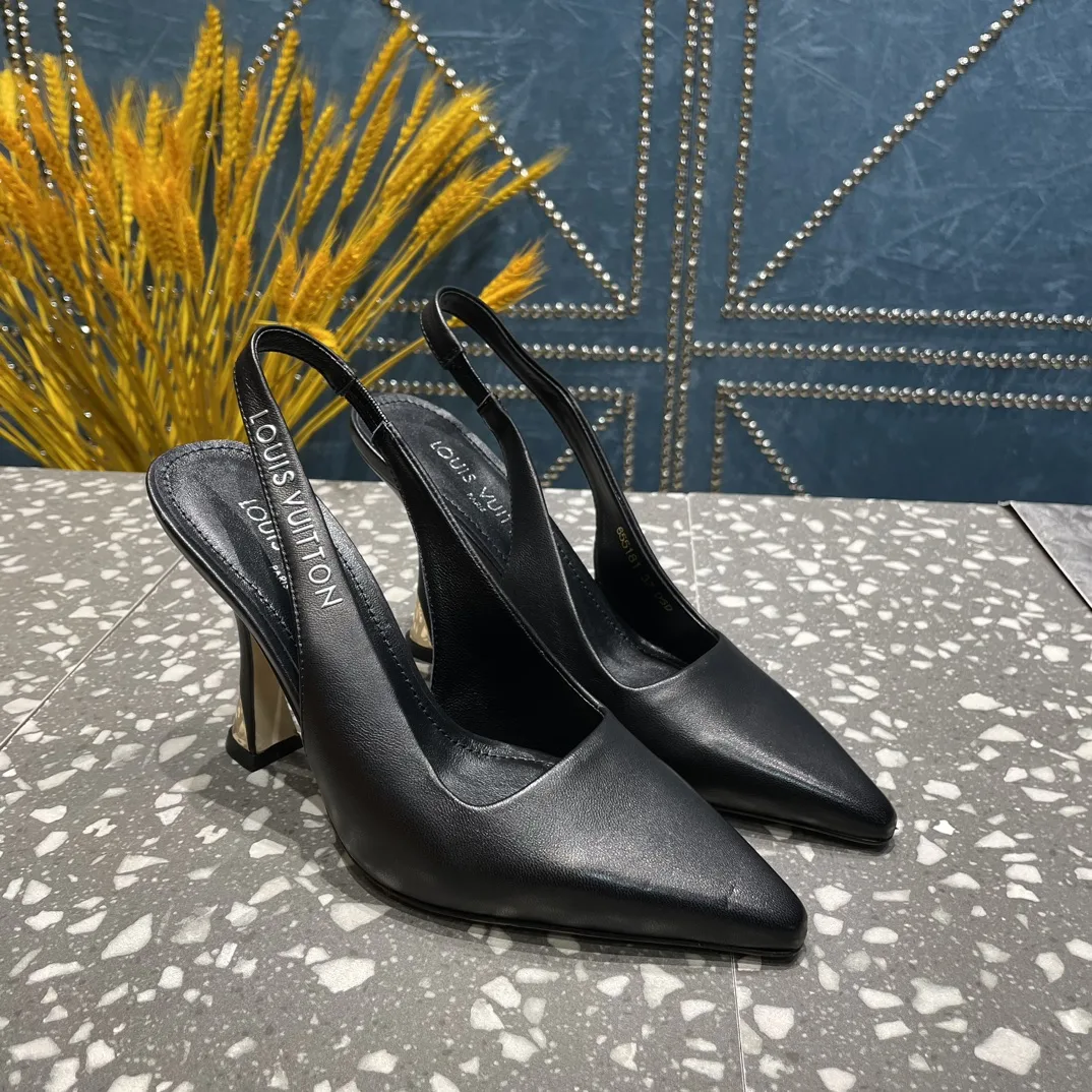 Alternative view of Louis Vuitton Sparkle Slingback Pump Beige 1AB1GQ