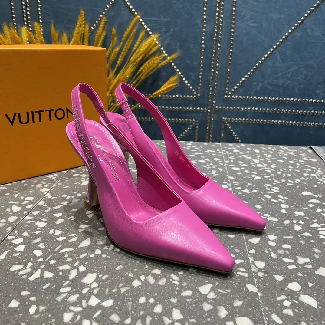 Louis Vuitton Sparkle Slingback Pump Pink - Image 5
